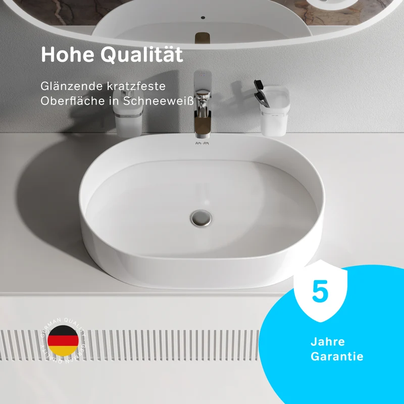 Aufsatzwaschbecken Func 51 cm – MFAWCC20500WG