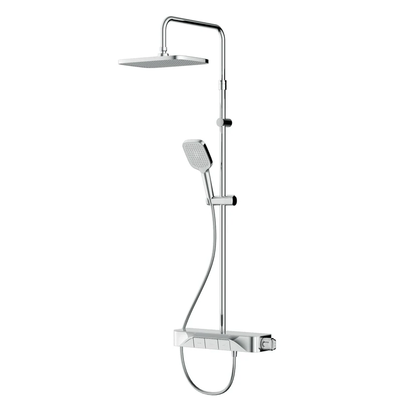 Duschsystem Func mit Thermostat und Regendusche – F07FA200
