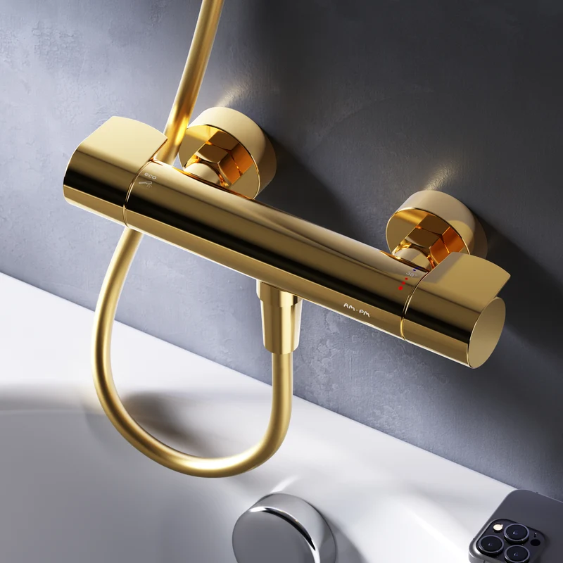 Duschthermostat X-Joy, Gold – FXA40099