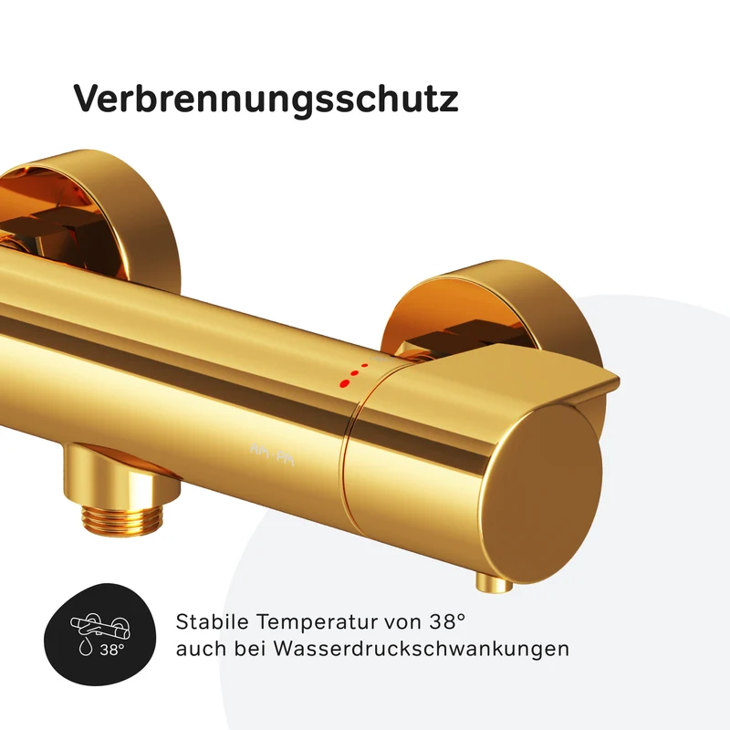 Duschthermostat X-Joy, Gold – FXA40099