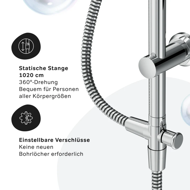 Duschsystem Hit mit Regendusche – F07TB000