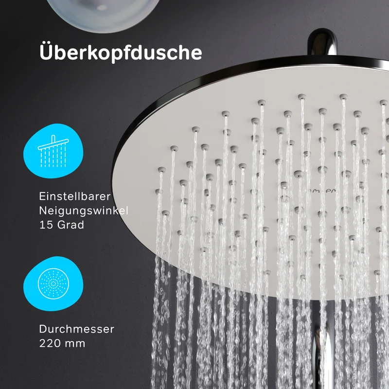 Duschsystem Hit mit Regendusche – F07TB000