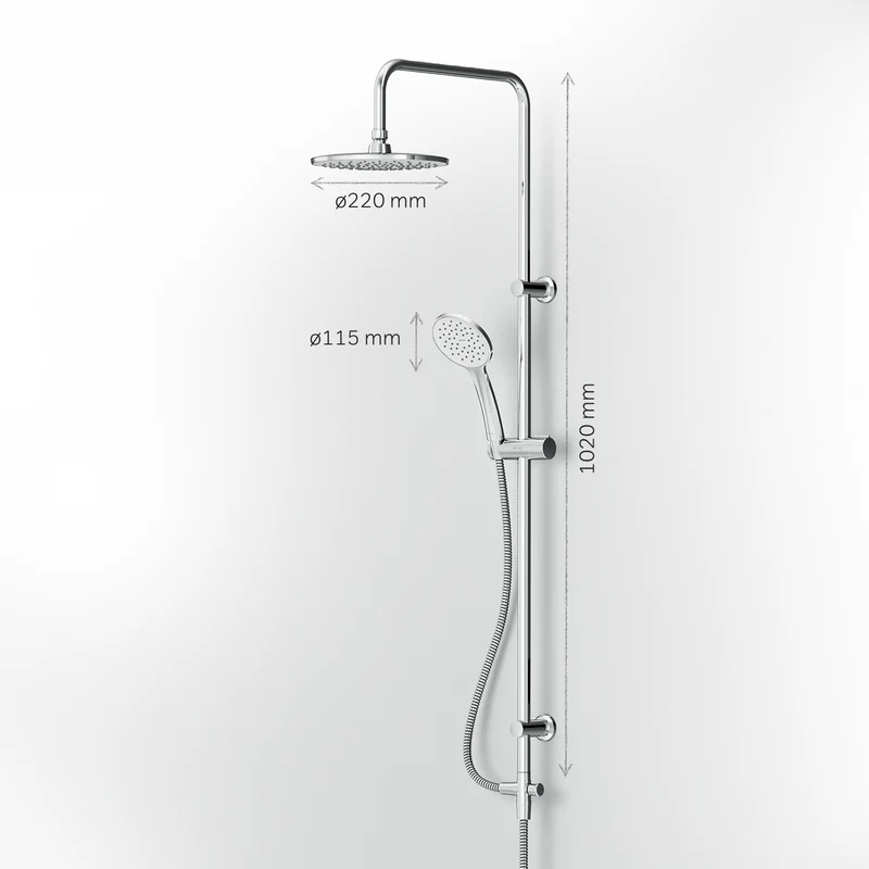 Duschsystem Hit mit Regendusche – F07TB000
