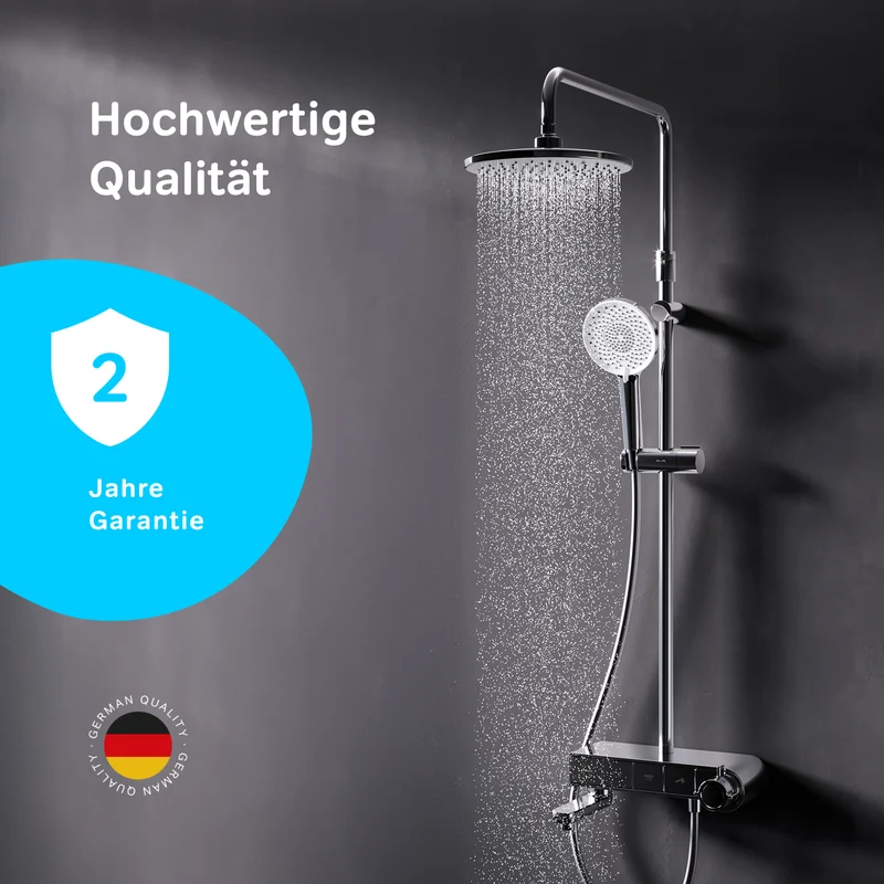 Duschsystem X-Joy S mit Thermostat und Regendusche – F07XB300