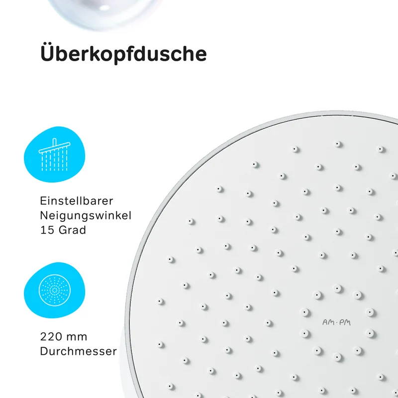 Duschsystem X-Joy S mit Thermostat und Regendusche – F07XB300