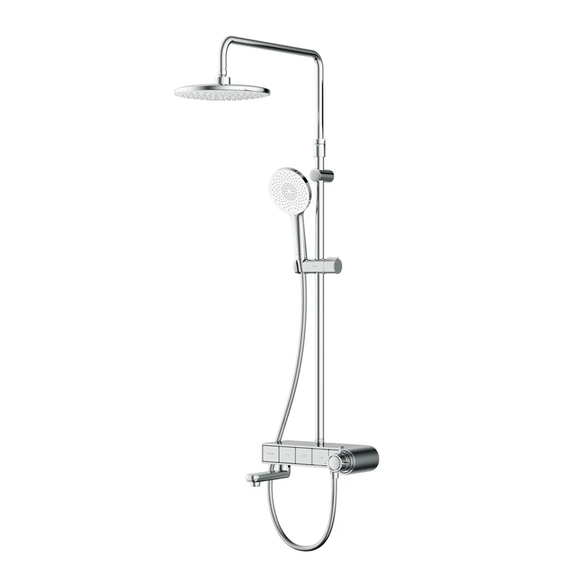 Duschsystem X-Joy S mit Thermostat und Regendusche – F07XB300