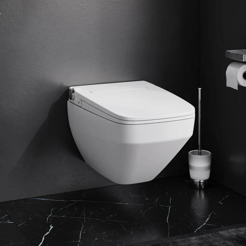 Wand-WC Inspire V2.0 FlashClean spülrandlos mit TouchReel E-Sitz, Heizung und Beleuchtung – CCCIB1700SCAG