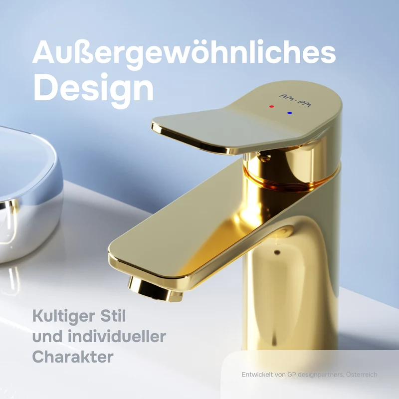 Waschtischarmatur X-Joy, Gold – FXA02199