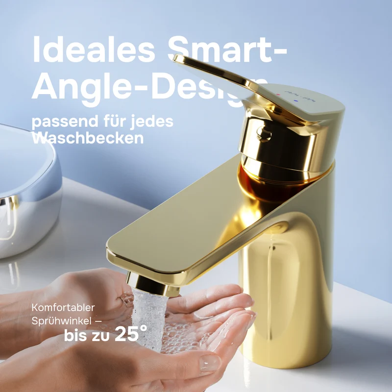 Waschtischarmatur X-Joy, Gold – FXA02199