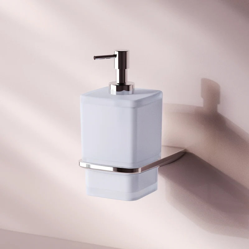 Seifenspender Inspire V2.0 aus Glas mit Wandhalterung – AIB36900