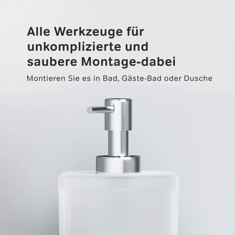 Seifenspender Inspire V2.0 aus Glas mit Wandhalterung – AIB36900
