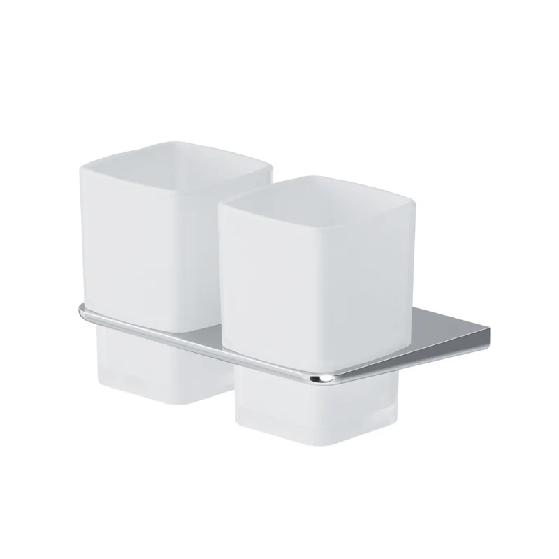 Doppel-Zahnputzbecher Inspire V2.0 mit Wandhalterung – AIB343400