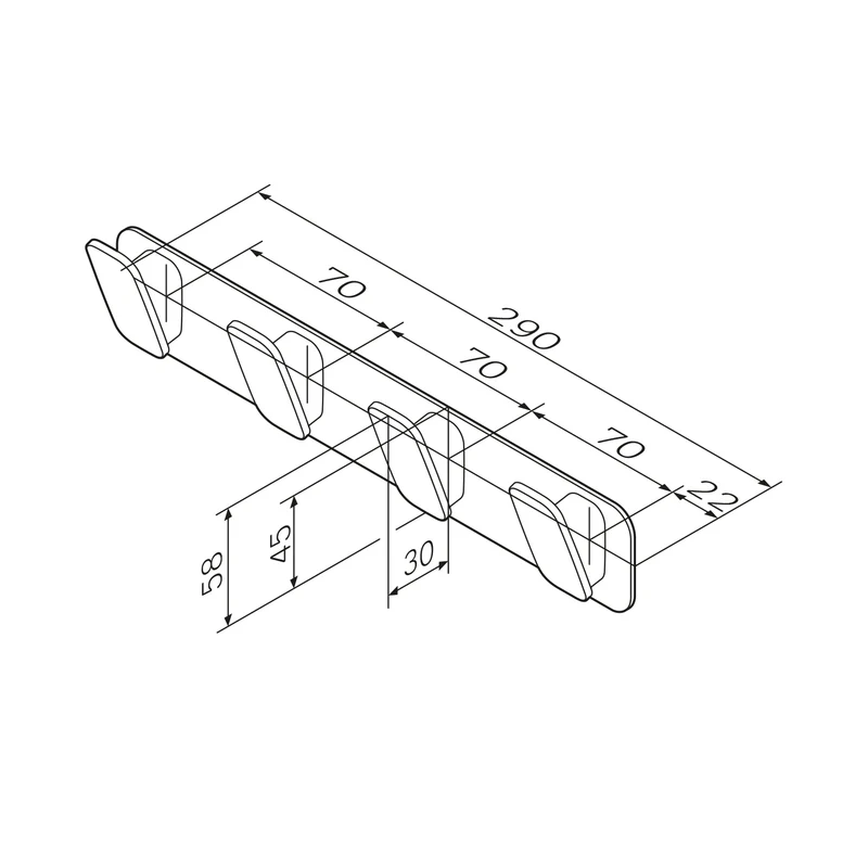 Handtuchhaken-Set Inspire V2.0 – AIB35900
