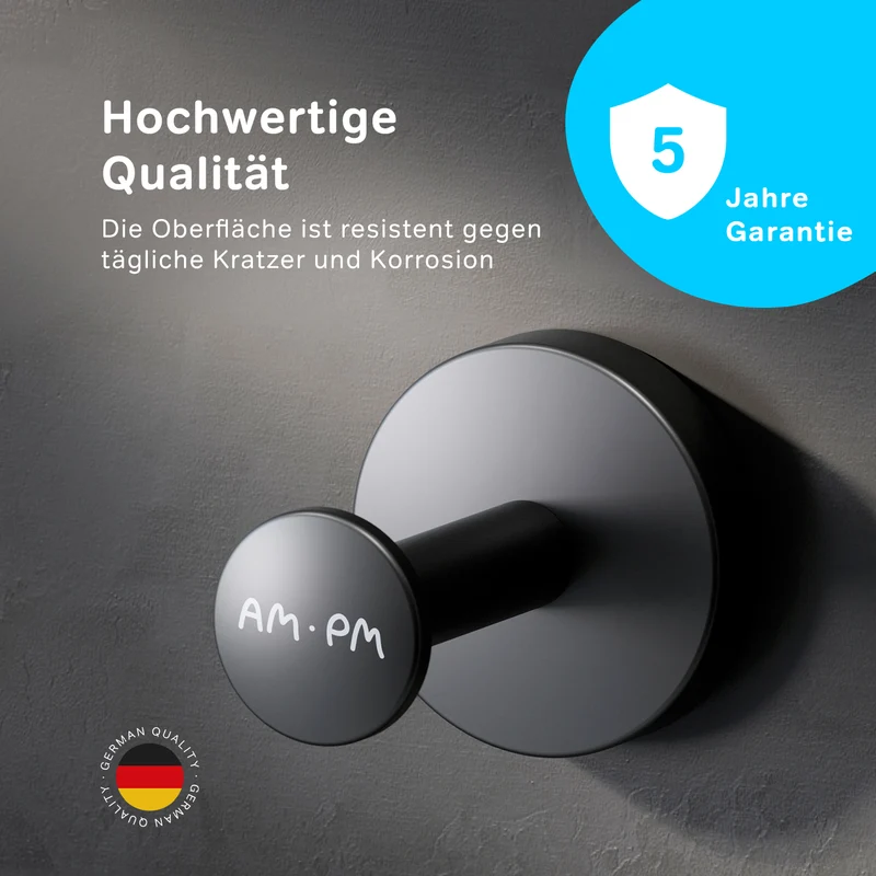 Handtuch- und Kleiderhaken Inspire V2.0, Schwarz – AIB35822