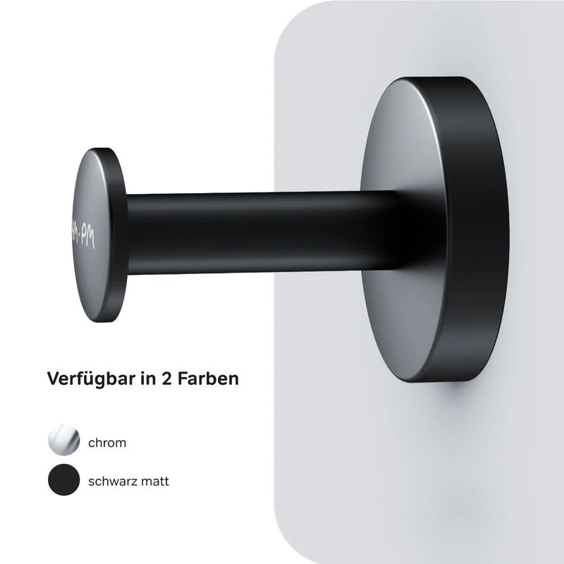 Handtuch- und Kleiderhaken Inspire V2.0, Schwarz – AIB35822