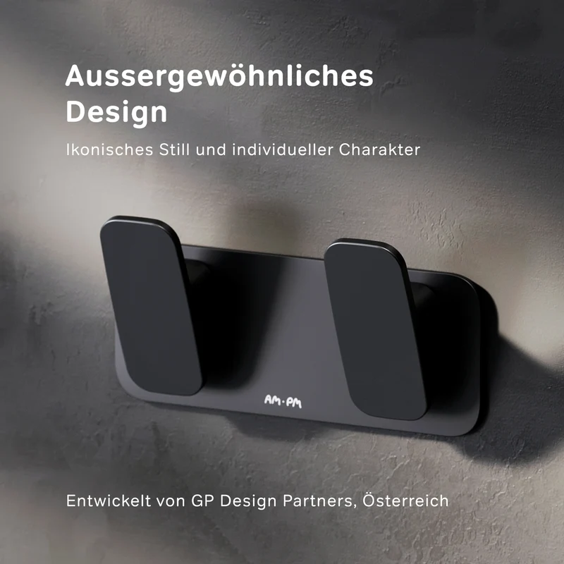 Doppelhaken für Handtücher Inspire V2.0, Schwarz – AIB35622
