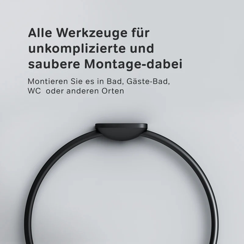 Handtuchring Inspire V2.0, Schwarz – AIB34422
