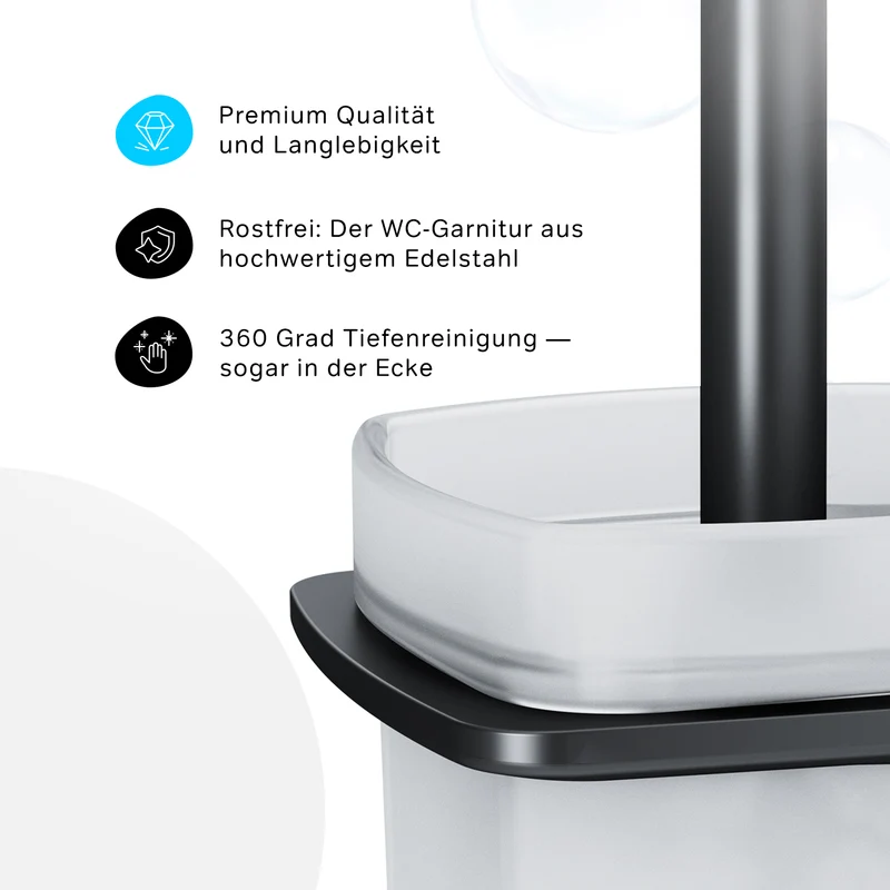 WC-Bürstenhalter Inspire V2.0, Schwarz – AIB33422