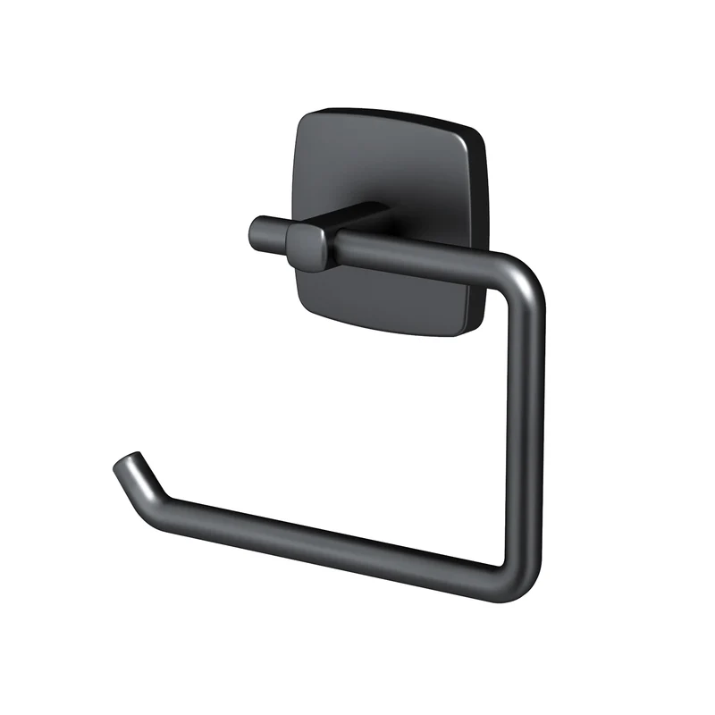 Toilettenpapierhalter Gem ohne Deckel, Schwarz – AGA34122