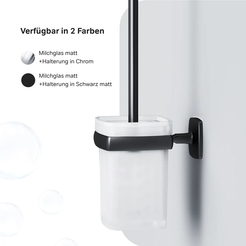 WC-Bürstenhalter Gem, universell, Schwarz – AGA33422