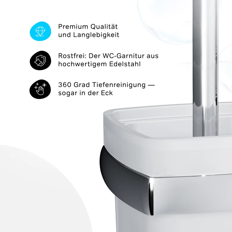 WC-Bürstenhalter Gem, universell – AGA33400