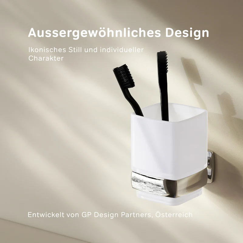 Zahnputzbecher Gem mit Wandhalterung – AGA34300