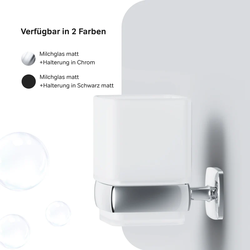 Zahnputzbecher Gem mit Wandhalterung – AGA34300