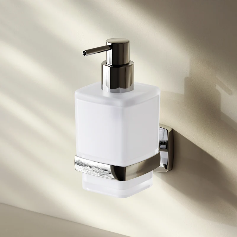 Seifenspender Gem aus Glas mit Wandhalterung – AGA36900