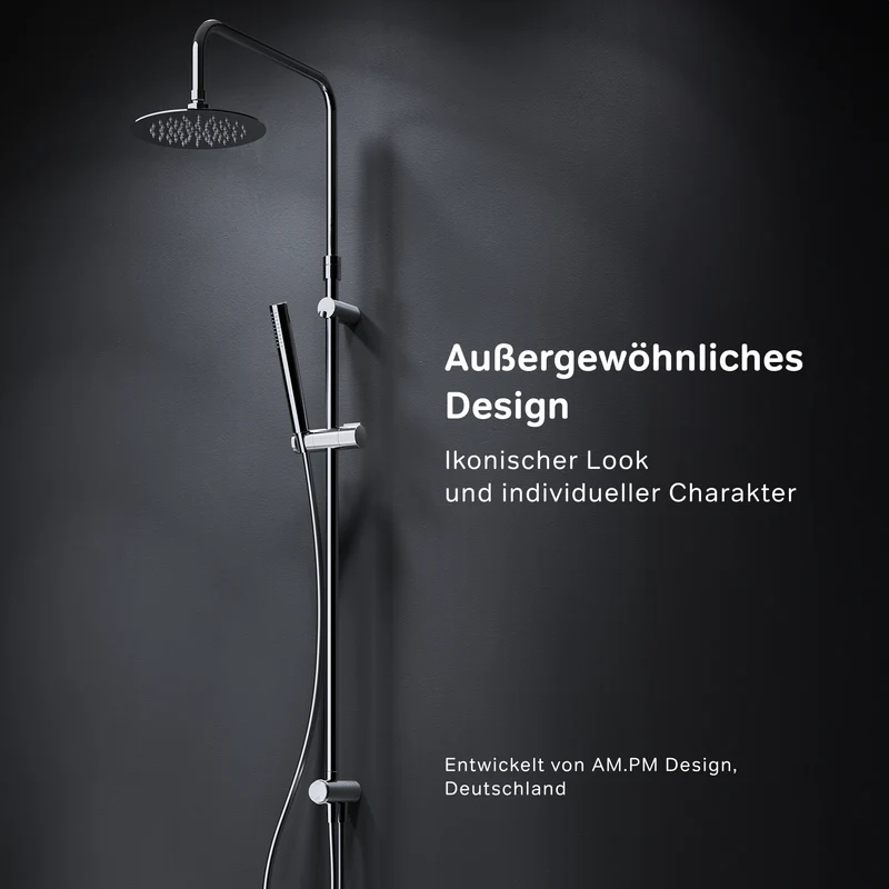 Duschsystem Spike mit Regendusche – F07PA000