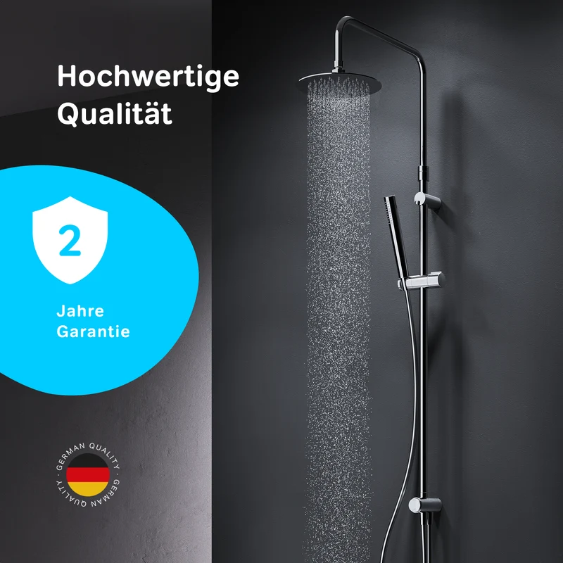 Duschsystem Spike mit Regendusche – F07PA000