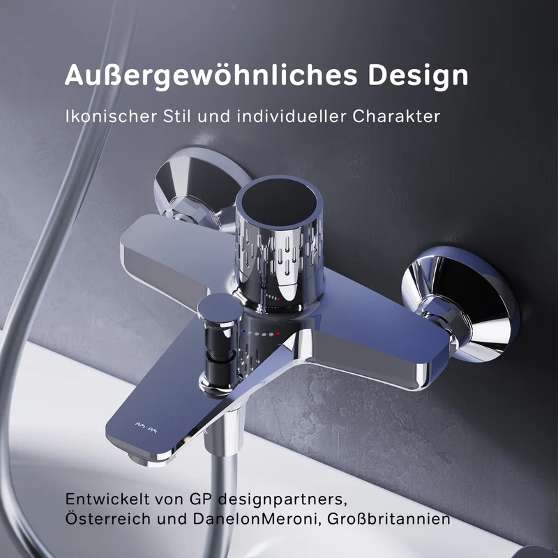 Wannenarmatur Gem mit Temperaturanzeige – FGA10400