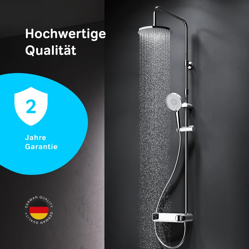 Duschsystem X-Joy mit Regendusche und Regalmischer – F0785A600