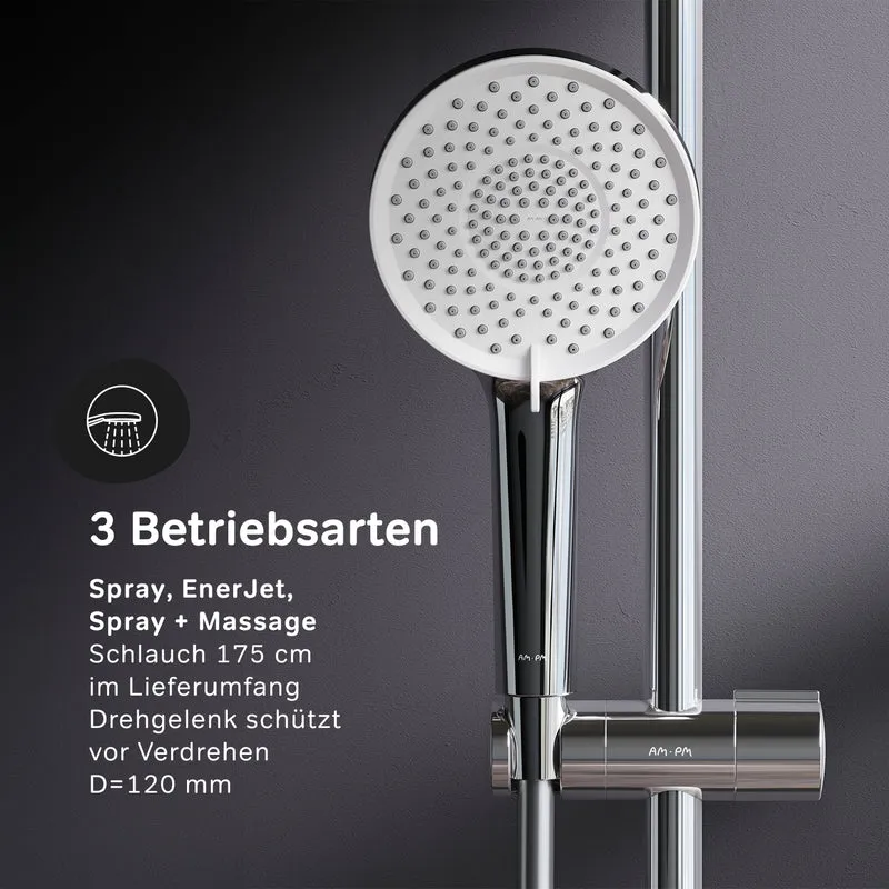 Duschsystem X-Joy mit Regendusche und Regalmischer – F0785A600