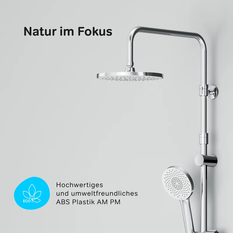 Duschsystem X-Joy mit Regendusche und Regalmischer – F0785A600