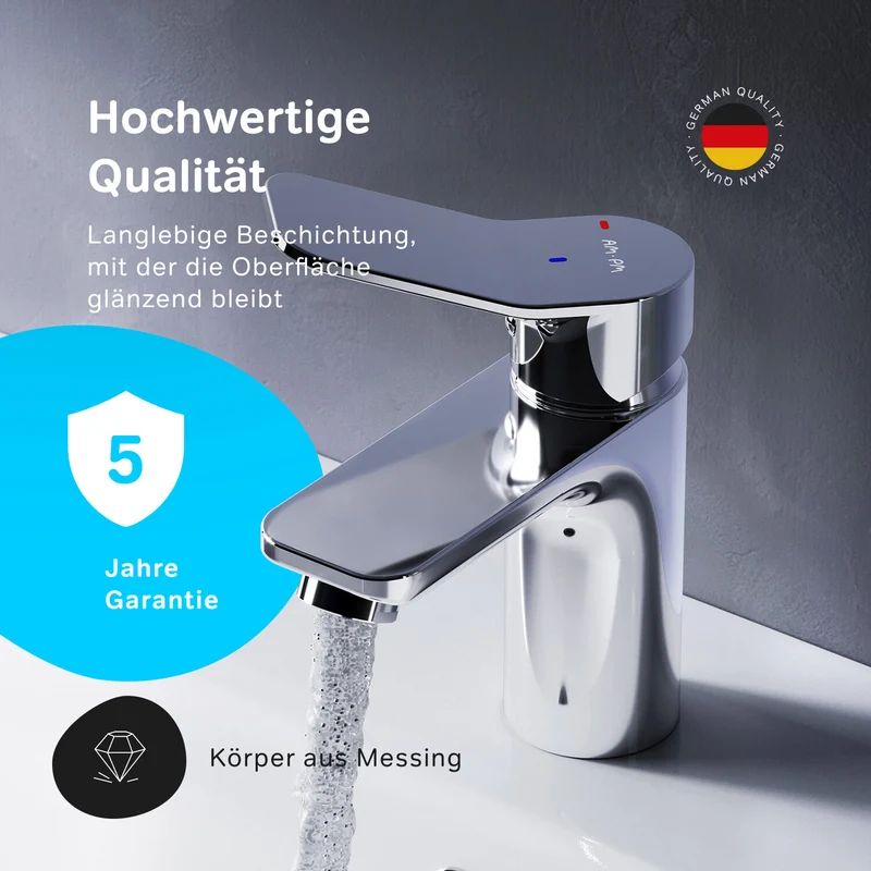 Waschtischarmatur X-Joy mit EcoStart mit Klick-Ablaufgarnitur – FXA82800