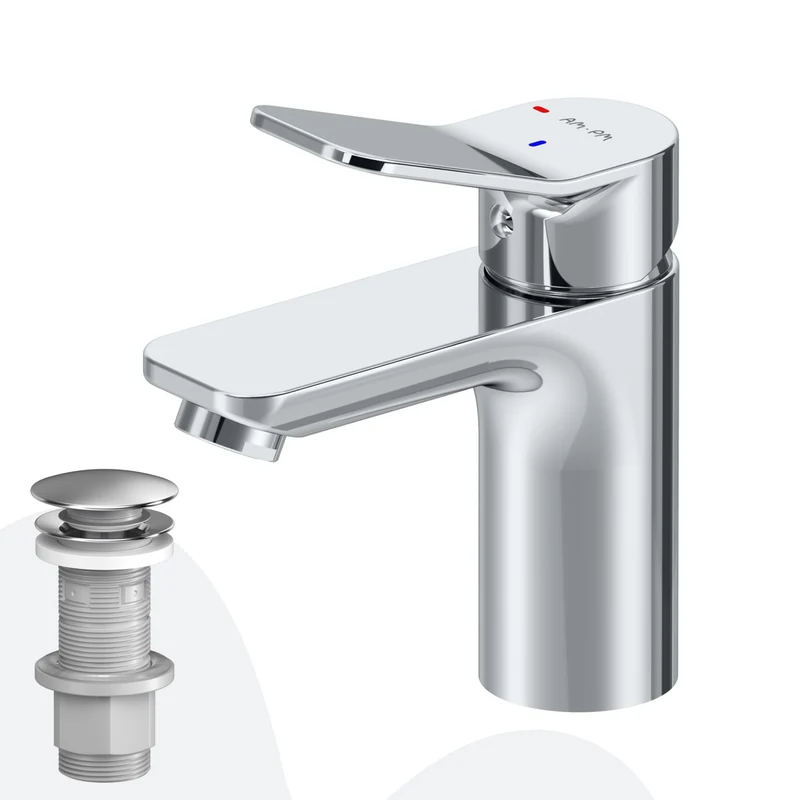 Waschtischarmatur X-Joy mit EcoStart mit Klick-Ablaufgarnitur – FXA82800