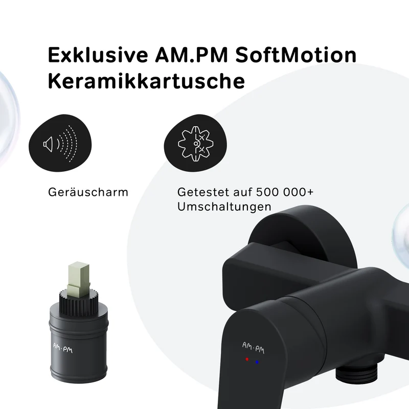 Duscharmatur Hit, Schwarz – FTA20022