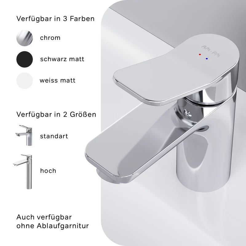 Waschtischarmatur X-Joy mit Klick-Ablaufgarnitur – FXA82100
