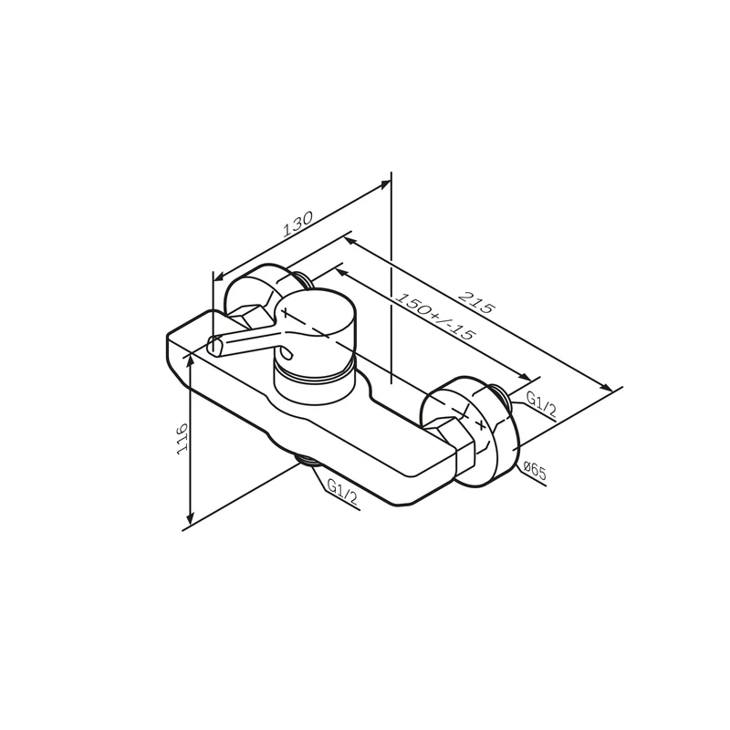 Duscharmatur X-Joy S, Weiß – FXB20033