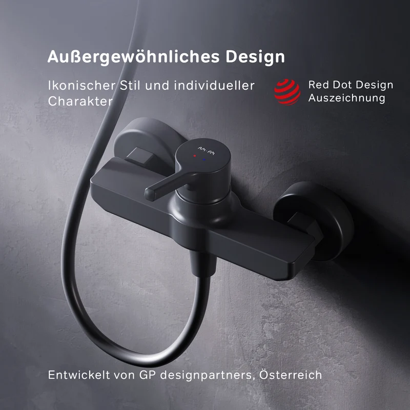 Duscharmatur X-Joy S, Schwarz – FXB20022