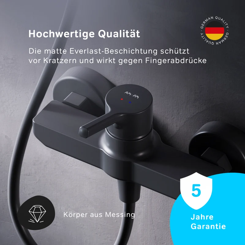 Duscharmatur X-Joy S, Schwarz – FXB20022