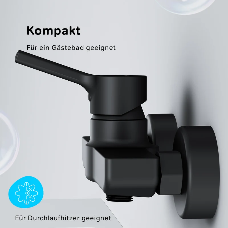 Duscharmatur X-Joy S, Schwarz – FXB20022