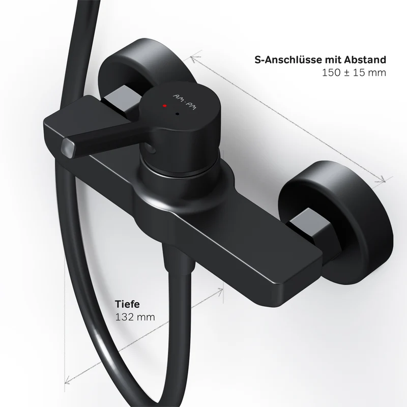 Duscharmatur X-Joy S, Schwarz – FXB20022
