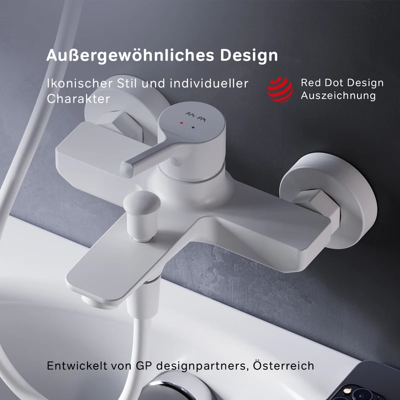 Wannenarmatur X-Joy S, Weiß – FXB10033