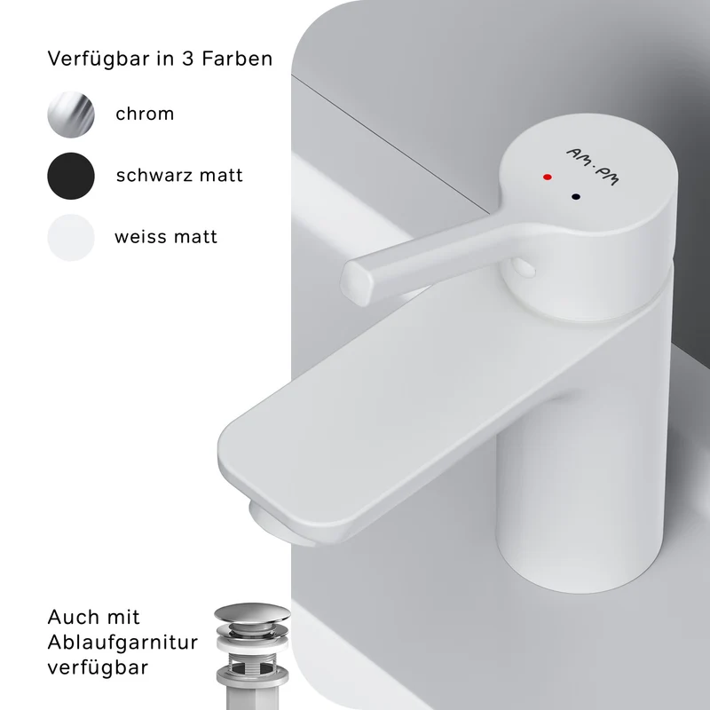 Waschtischarmatur X-Joy S, Weiß – FXB02133