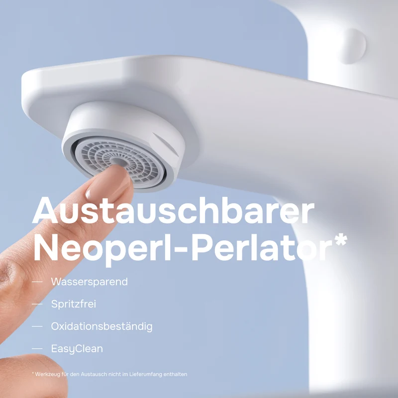 Waschtischarmatur X-Joy, Weiß – FXA02133