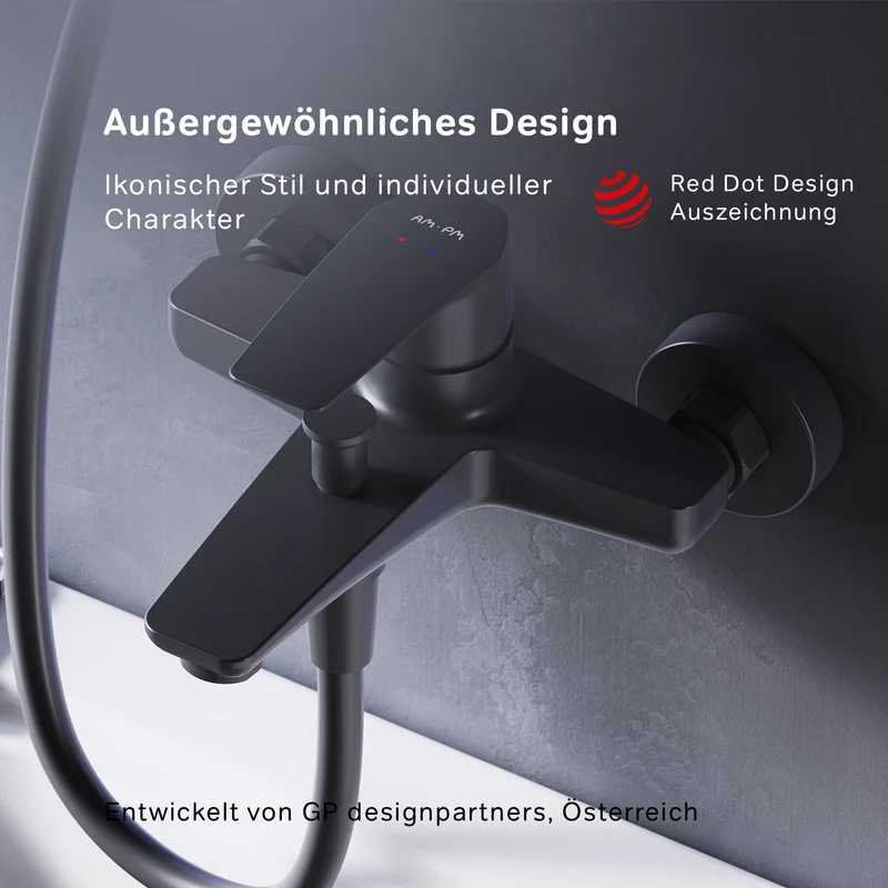 Wannenarmatur Gem, Schwarz – FGA10022