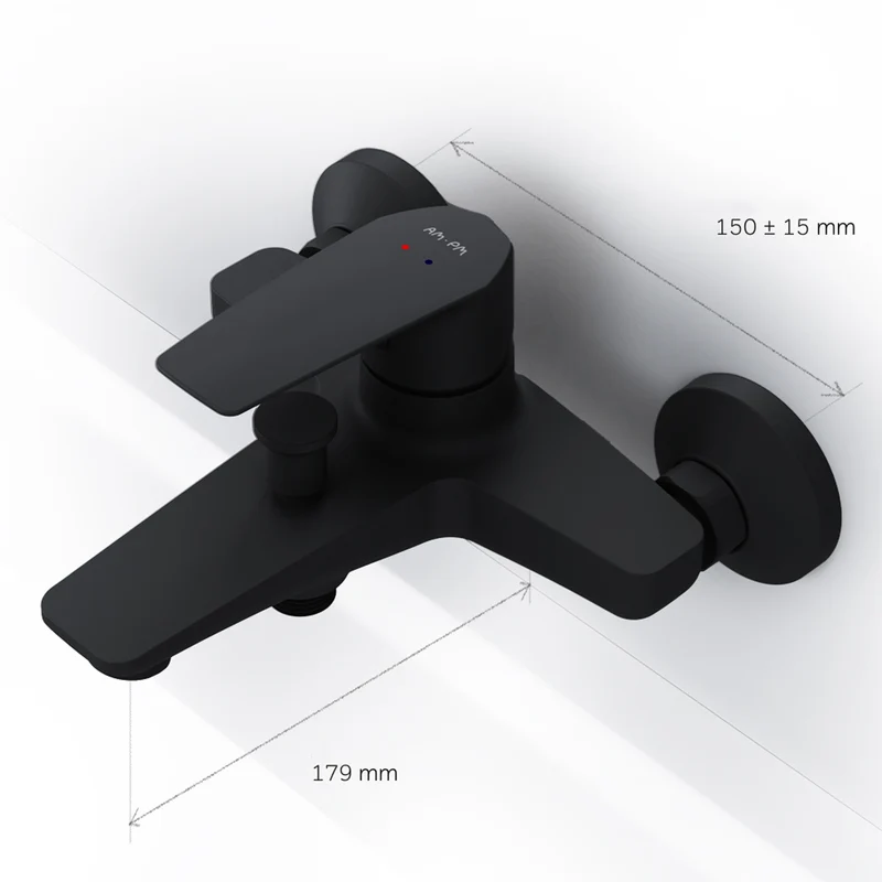Wannenarmatur Gem, Schwarz – FGA10022