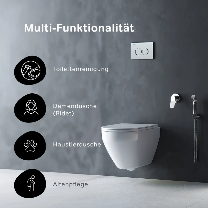 Hygieneset X-Joy mit Bidet-Handbrause – F40HXA00