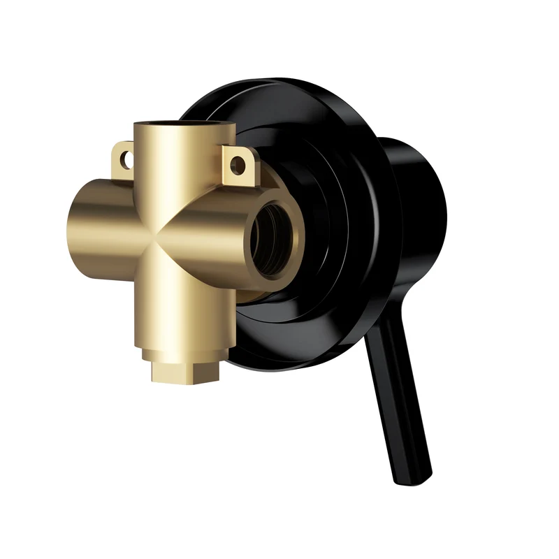 Unterputz-Duscharmatur X-Joy S, Schwarz – FXB65022